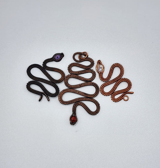 Snake Charmer Pendants